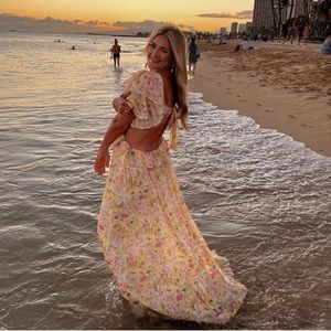 Maxi floral dress